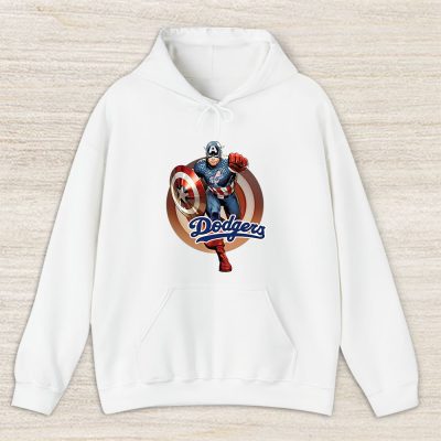 Captain America MLB Los Angeles Dodgers Unisex Hoodie TAH1715