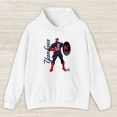 Captain America MLB New York Yankees Unisex Hoodie TAH1733