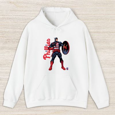 Captain America MLB Philadelphia Phillies Unisex Hoodie TAH1742