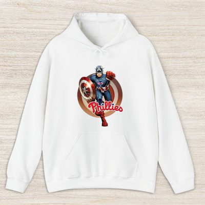 Captain America MLB Philadelphia Phillies Unisex Hoodie TAH1743