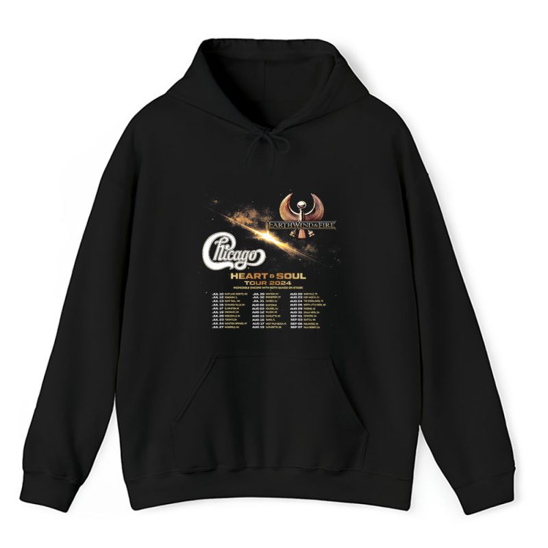 Chicago And Earth Wind Fire Heart And Soul Tour Unisex Hoodie TAH2975