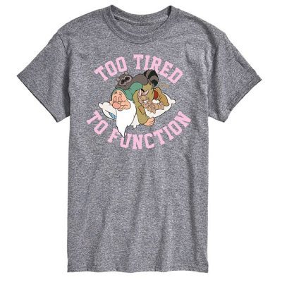 Disney Princess Too Tired To Function Unisex T-Shirt