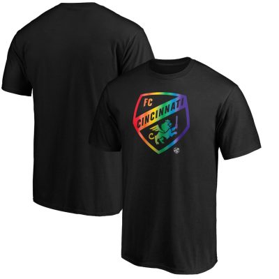 FC Cincinnati Pride Logo Unisex T-Shirt - Black