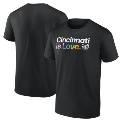 FC Cincinnati Team City Pride Logo - Unisex T-Shirt - Black