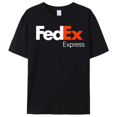 Fedex Express Logo White Orange Unisex T-Shirt