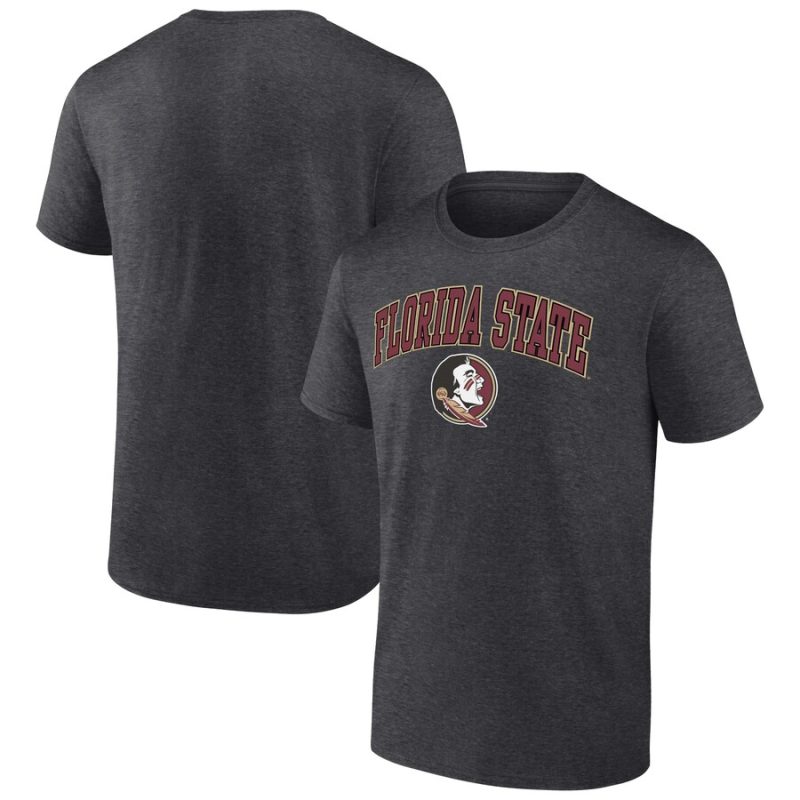 Florida State Seminoles Campus Unisex T-Shirt Heather Charcoal