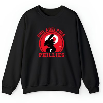 Mickey Mouse X Philadelphia Phillies Team X MLB X Baseball Fans Unisex Sweatshirt TAS2233