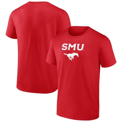 Smu Mustangs Campus Unisex T-Shirt Red
