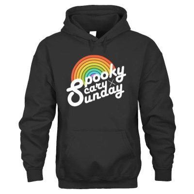 Spooky Scary Sunday Rainbow Unisex Hoodie