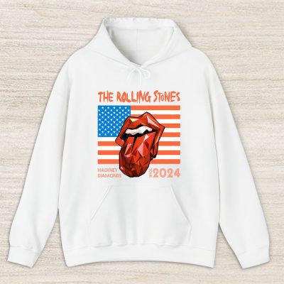 The Rolling Stones Hackney Diamonds Tour 2024 Unisex Hoodie TAH2582