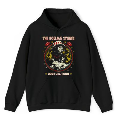 The Rolling Stones Hackney Diamonds Tour 2024 Unisex Hoodie TAH2590