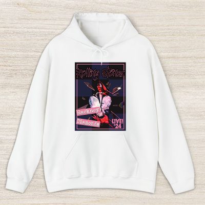 The Rolling Stones Hackney Diamonds Tour 2024 Unisex Hoodie TAH2592