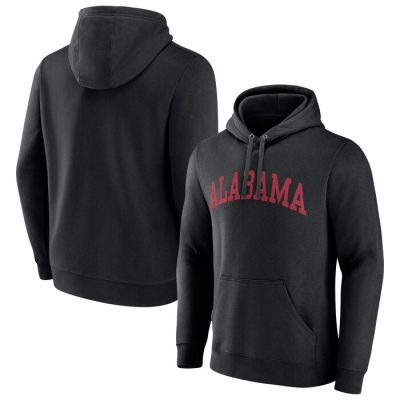 Alabama Crimson Tide Basic Arch Pullover Hoodie - Black