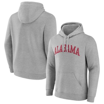 Alabama Crimson Tide Basic Arch Pullover Hoodie - Gray