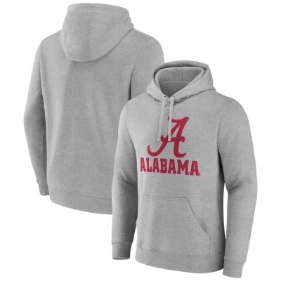 Alabama Crimson Tide Lockup Team Pullover Hoodie - Gray