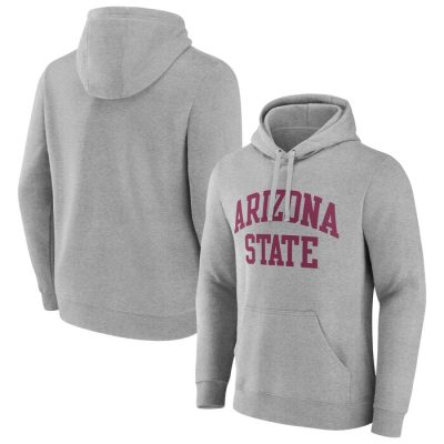 Arizona State Sun Devils Basic Arch Pullover Hoodie - Gray