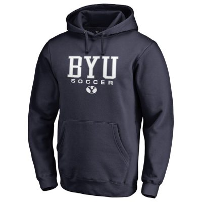 BYU Cougars True Sport Soccer Pullover Hoodie - Navy