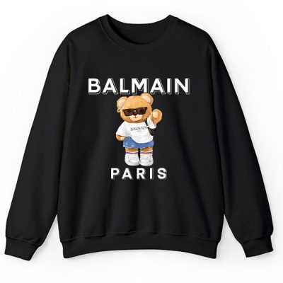 Balmain Paris Teddy Bear Luxury Crewneck Sweatshirt CSTB0902