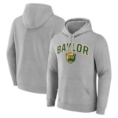 Baylor Bears Campus Pullover Hoodie - Gray
