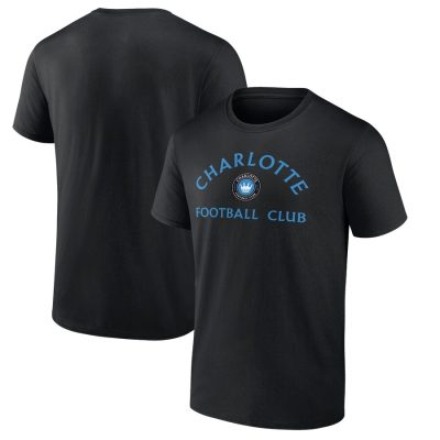 Charlotte FC Heart and Soul Unisex T-Shirt - Black