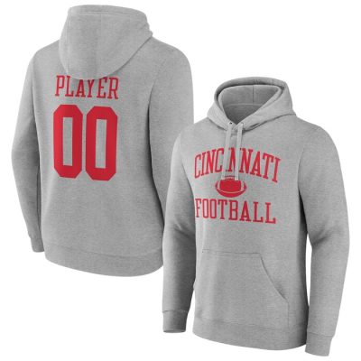Cincinnati Bearcats Football Pick-A-Player NIL Gameday Tradition Pullover Hoodie - Gray