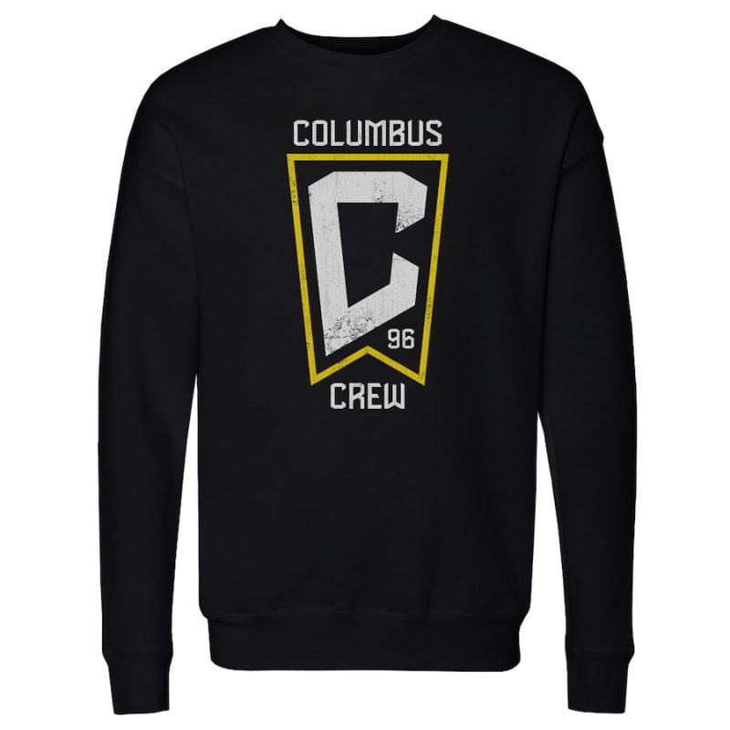 Columbus Crew Vintage Primary Logo Pullover Sweatshirt - Black