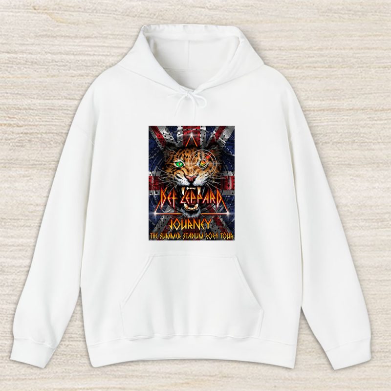 Def Leppard Journey The Summer Stadium 2024 Tour Unisex Pullover Hoodie TAH3737