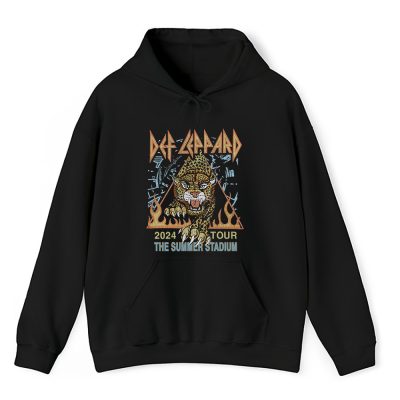 Def Leppard Journey The Summer Stadium 2024 Tour Unisex Pullover Hoodie TAH3743