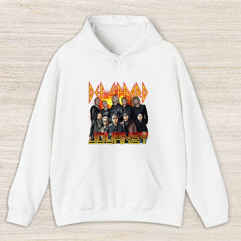 Def Leppard Journey The Summer Stadium 2024 Tour Unisex Pullover Hoodie TAH3744