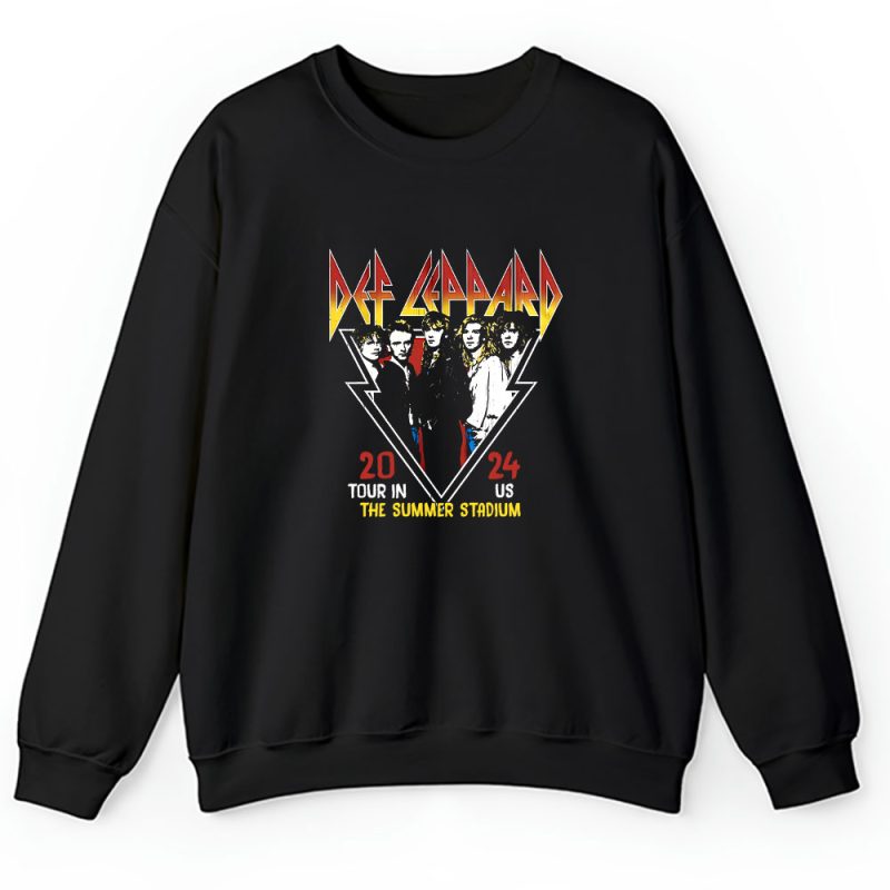 Def Leppard Journey The Summer Stadium 2024 Tour Unisex Sweatshirt TAS3735