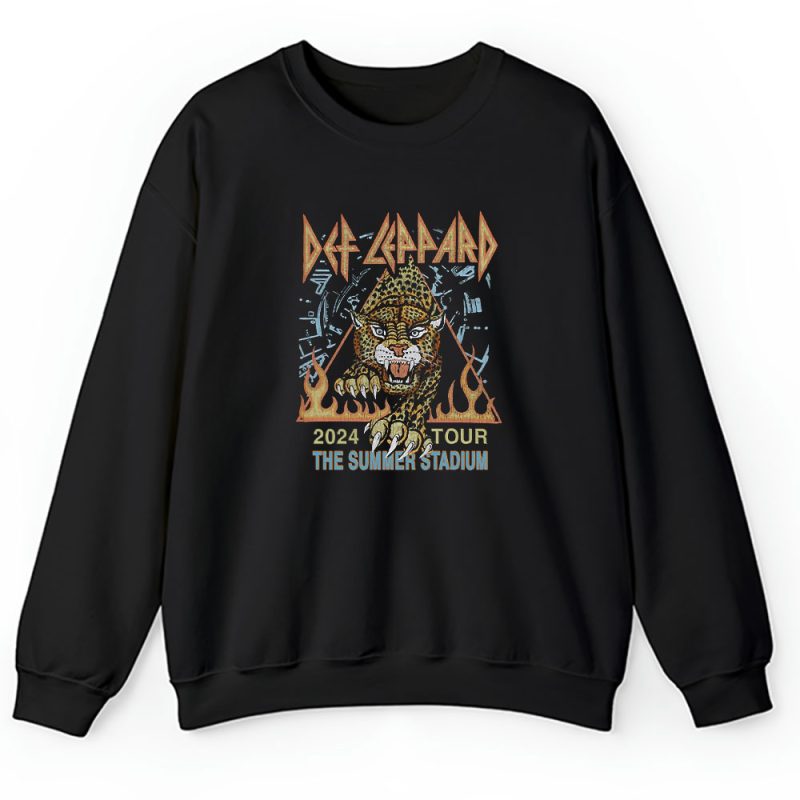 Def Leppard Journey The Summer Stadium 2024 Tour Unisex Sweatshirt TAS3743