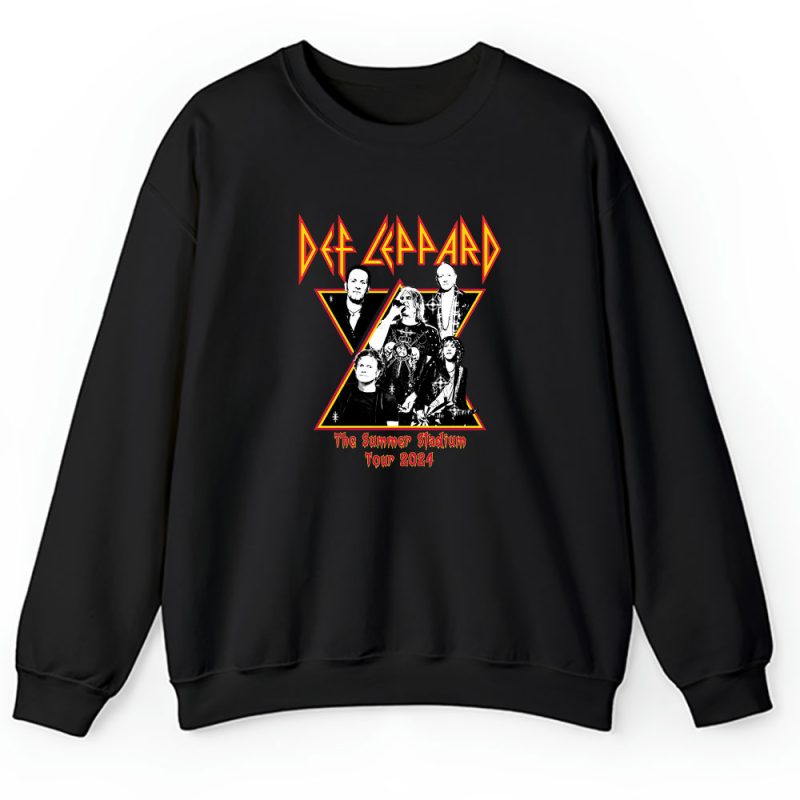 Def Leppard Journey The Summer Stadium 2024 Tour Unisex Sweatshirt TAS3749