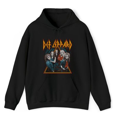 Def Leppard The Def Lepps Rock Band Unisex Pullover Hoodie TAH3740