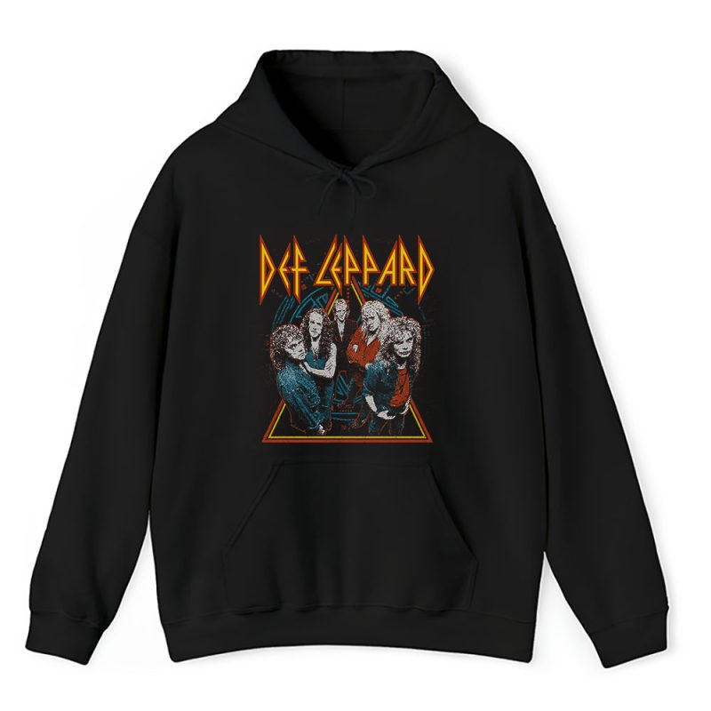Def Leppard The Def Lepps Rock Band Unisex Pullover Hoodie TAH3740