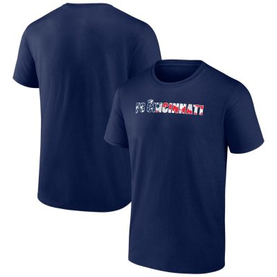 FC Cincinnati Banner Wave T-Shirt - Navy