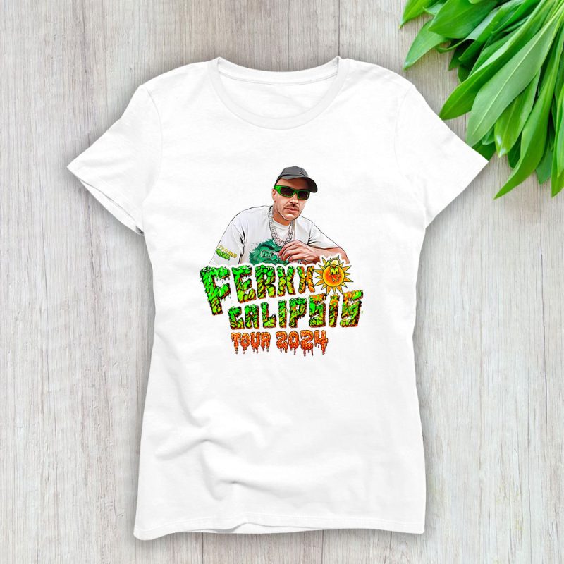 Feid Ferxxocalipsis 2024 Tour Lady T-Shirt Women Tee For Fans TLT2016