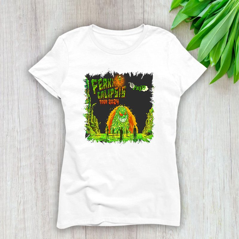Feid Ferxxocalipsis 2024 Tour Lady T-Shirt Women Tee For Fans TLT2026
