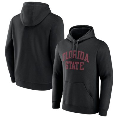Florida State Seminoles Basic Arch Pullover Hoodie - Black