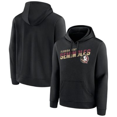 Florida State Seminoles Quick Slant Pullover Hoodie - Black