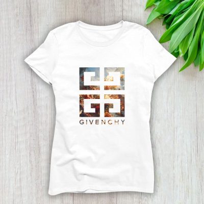 Givenchy Logo Luxury Lady T-Shirt Luxury Tee For Women LDS1300