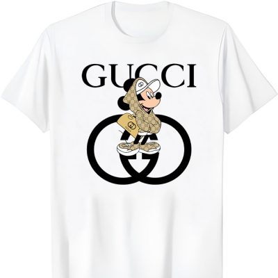 Gucci Mickey Mouse With Bag Unisex T-Shirt NTB2575