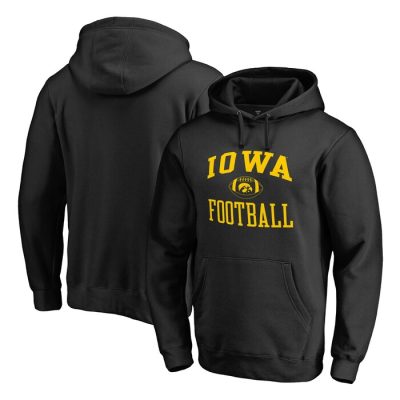 Iowa Hawkeyes First Sprint Pullover Hoodie - Black