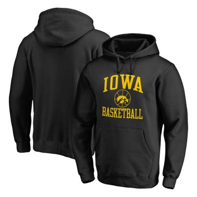 Iowa Hawkeyes In Bounds Pullover Hoodie - Black