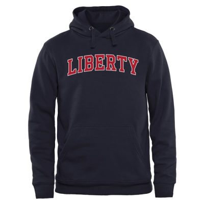 Liberty Flames Everyday Pullover Hoodie - Navy