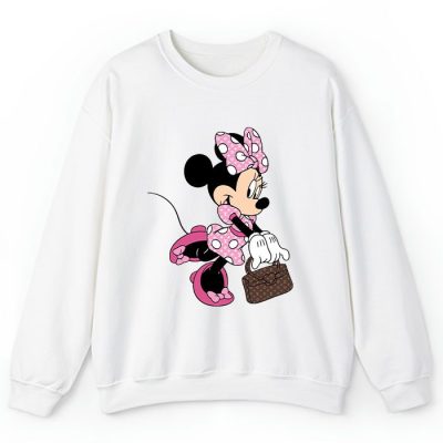 Louis Vuitton Monogram Canvas Pattern Minnie Mouse Crewneck Sweatshirt CSTB1180