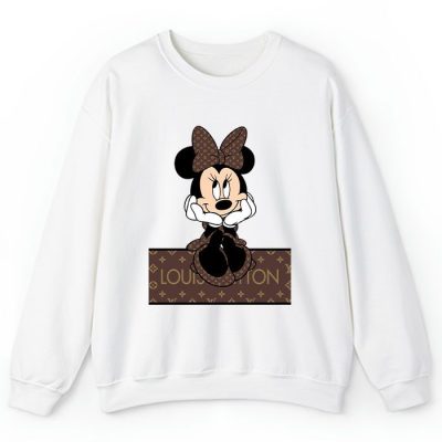 Louis Vuitton Monogram Canvas Pattern Minnie Mouse Crewneck Sweatshirt CSTB1181