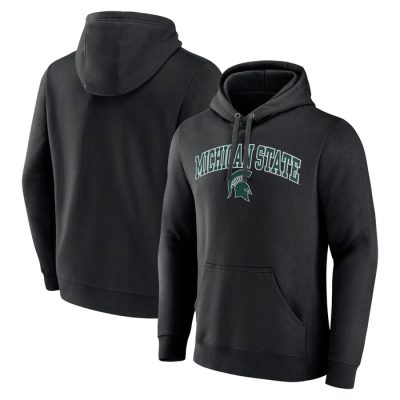 Michigan State Spartans Campus Team Pullover Hoodie - Black