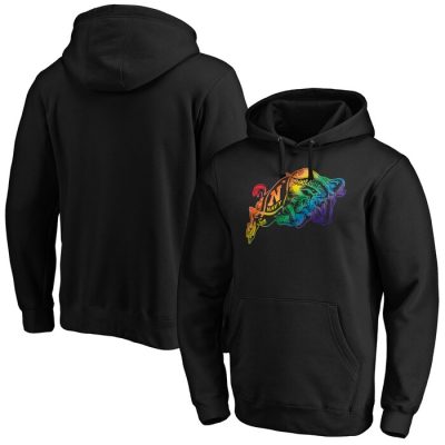 Navy Midshipmen Team Pride Logo Pullover Hoodie - Black