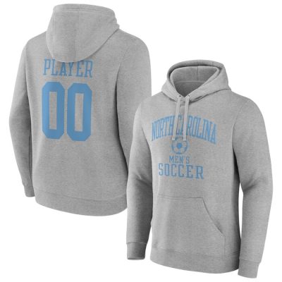North Carolina Tar Heels Soccer Pick-A-Player NIL Gameday Tradition Pullover Hoodie- Gray