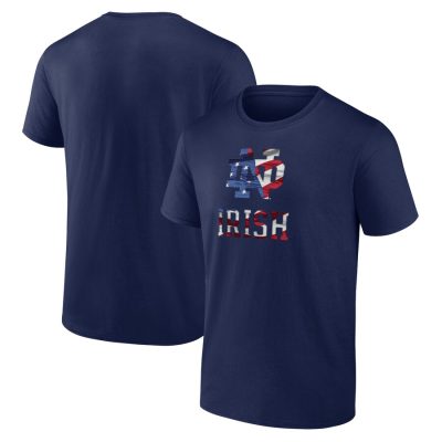 Notre Dame Fighting Irish Banner Wave T-Shirt - Navy